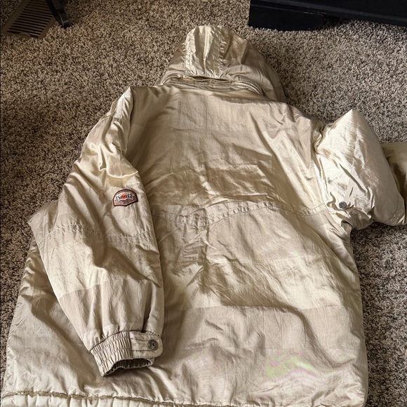 Vintage emmegi Tan Hooded Winter Jacket and Pants Set - Picture 14 of 16